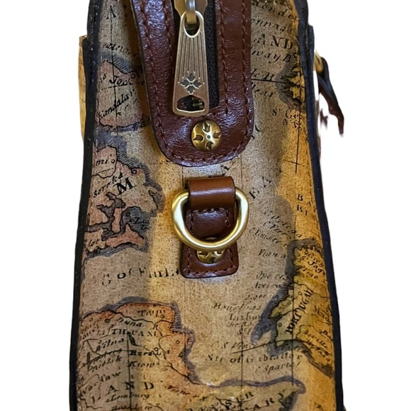 Patricia Nash Tan and Brown Satchel - Picture 2 of 3